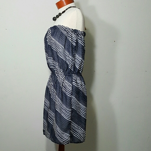 GAP Summer Dress Blue/White Size M - Picture 2 of 8